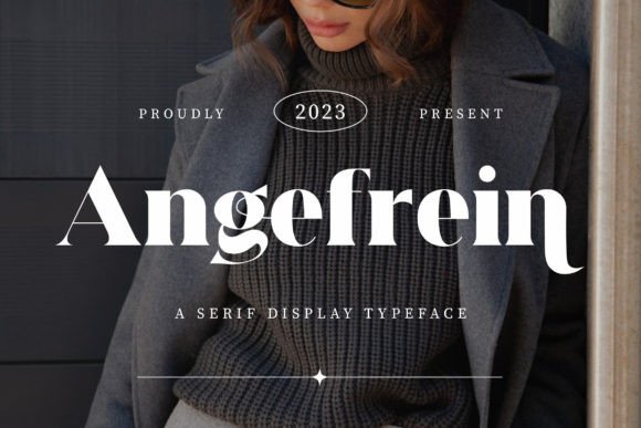 Angefrein: A Serif Display Font That Elevates Digital Branding