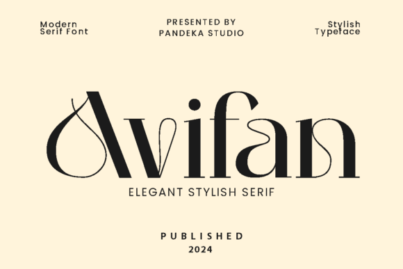 Avifan: A Serif Typeface That Anchors Quiet Confidence