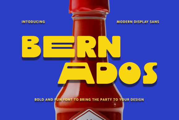 Bernados: A Bold Display Sans Serif Font for Digital Impact