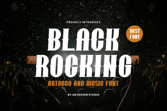 Black Rocking: A Decorative Font That Anchors Your Editorial Voice