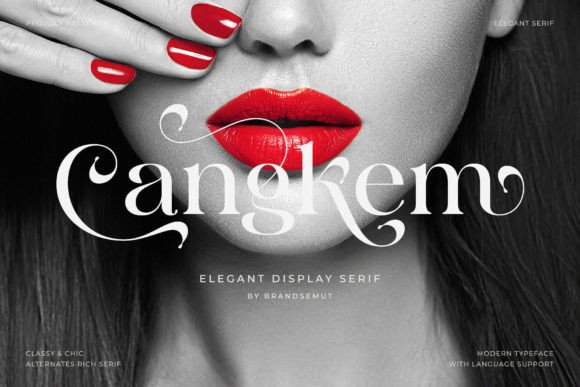 Cangkem: A Display Serif That Elevates Real Branding Work