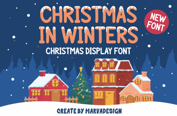 Christmas in Winters: A Thoughtful Display Font for Holiday Editorial Design