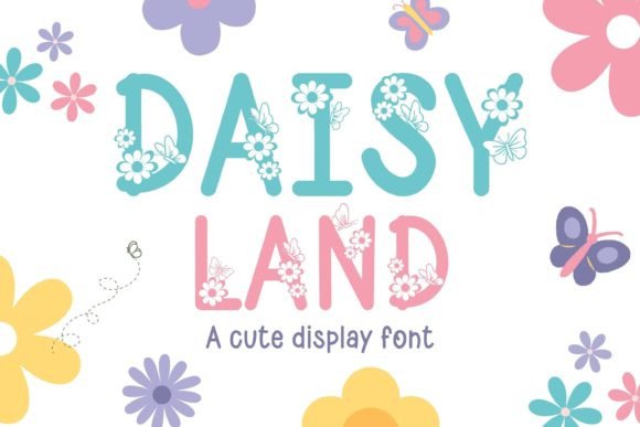 Daisy Land: A Playful Display Font That Makes Your Brand Smile