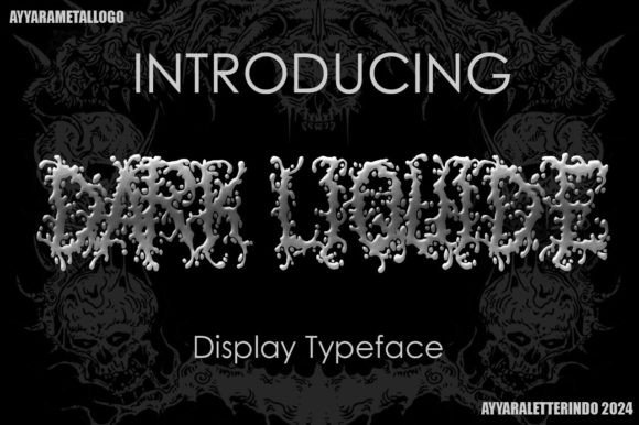 Dark Liquide: A Bold Blackletter Display Font for Editorial Impact