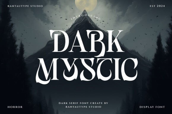Dark Mystic: A Serif That Speaks Before You Read It
