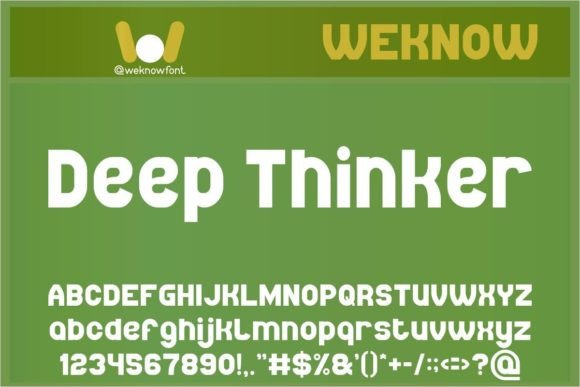 Deep Thinker: A Friendly, Bold Sans Serif for Real Branding Work