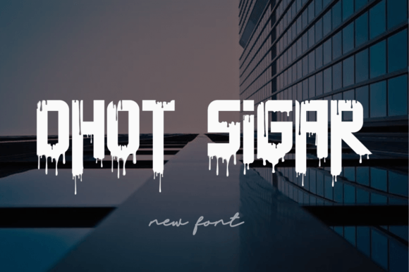 Dhot Sigar: A Thoughtful Display Font for Editorial Calm