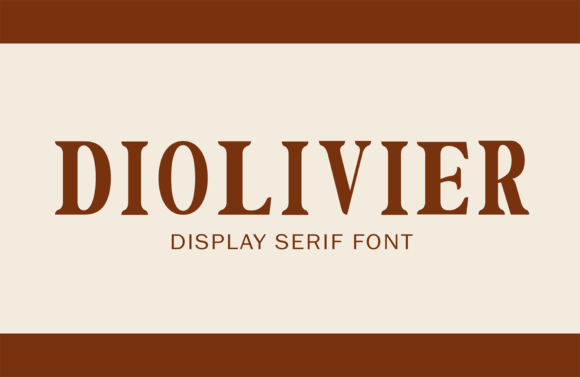 Diolivier: A Display Serif That Earns Its Place in Real Branding Work