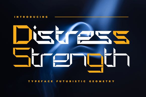 Distress Strength: A Cyberpunk Display Font That Delivers