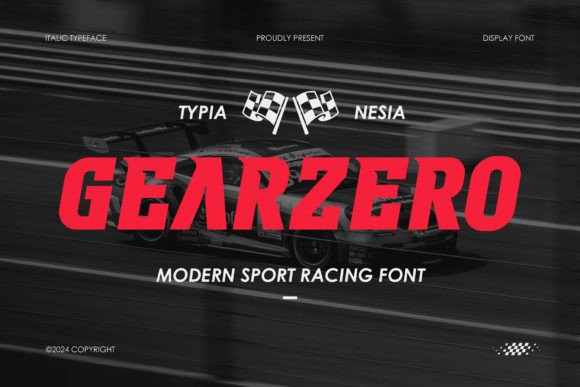 Gearzero: A Bold, Speedy Font for Small Business Branding