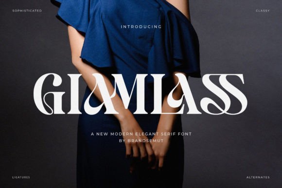 Giamlass: A Modern Serif Font for Editorial Impact