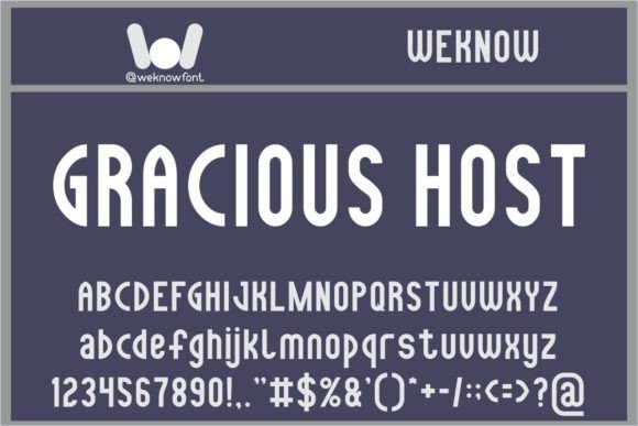 Gracious Host: A Playful Sans Serif Display Font for Scroll-Stopping Campaigns