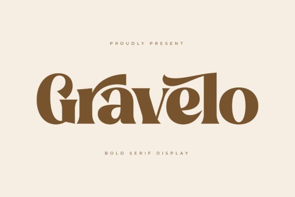Gravelo: A Bold Serif Font for Confident Digital Branding