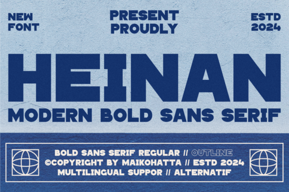 Heinan: A Bold, Modern Sans Serif for Thoughtful Editorial Design