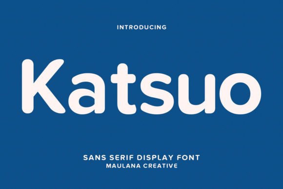Katsuo: A Bold Sans Serif Font for Scroll-Stopping Marketing