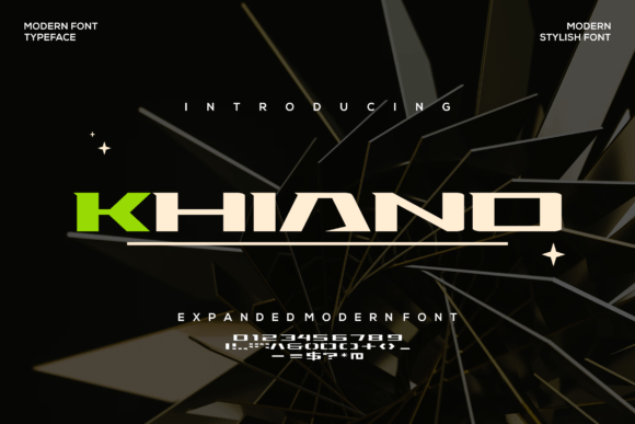 Khiano: A Bold, Modern Sans Serif Font for Digital Branding