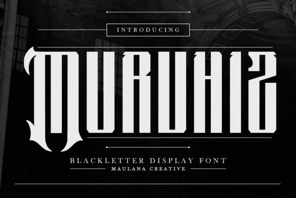 Murvhiz: A Bold Blackletter Font for Striking Brand Identity