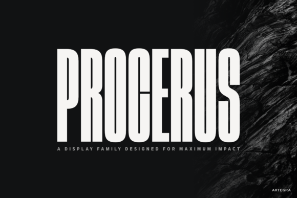 Procerus: A Sharp, Confident Sans Serif for Small Business Branding