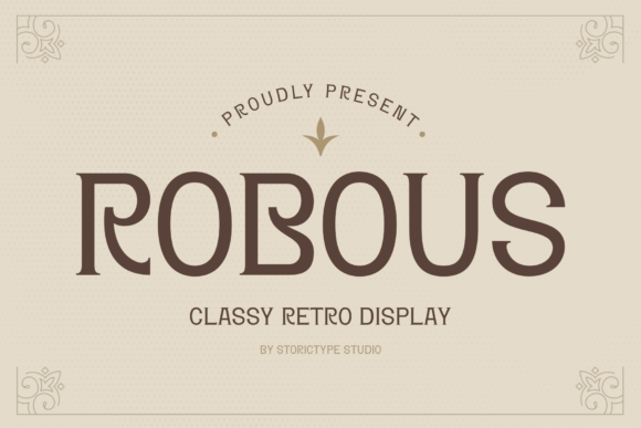 Robous: A Retro Serif Display Font That Elevates Digital Branding