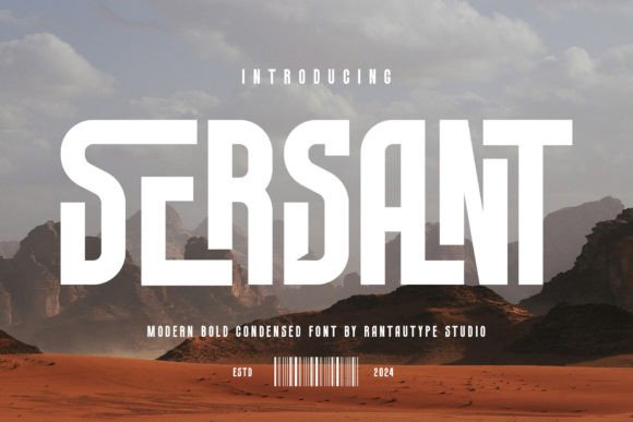 Sersant: A Bold Sans Serif Font for Modern Digital Brands