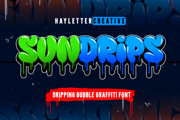 Sundrips: A Bold, Street-Styled Display Font for Memorable Branding