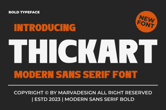 Thickart Font: A Bold, Modern Sans Serif for Scroll-Stopping Brand Content