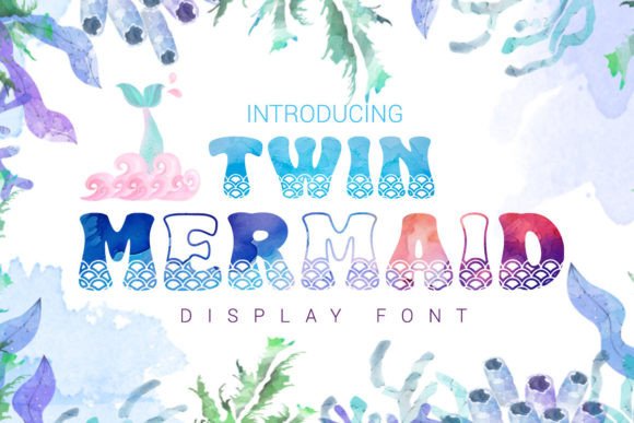 Twin Mermaid: A Playful Display Font for Editorial Charm