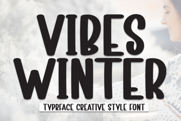 Vibes Winter: A Warm, Handwritten Display Font for Small Business Branding