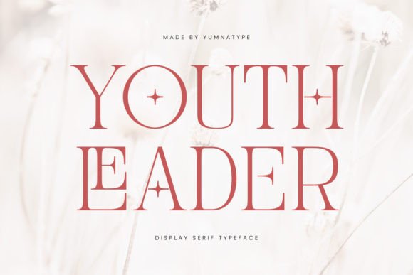 Youth Leader: A Bold Serif Font for Handmade Confidence
