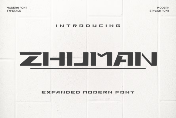 Zhuman Font: A Bold, Authentic Display Typeface for Campaigns